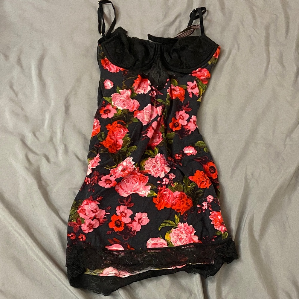 Victoria's Secret Black Lace Detail Dress